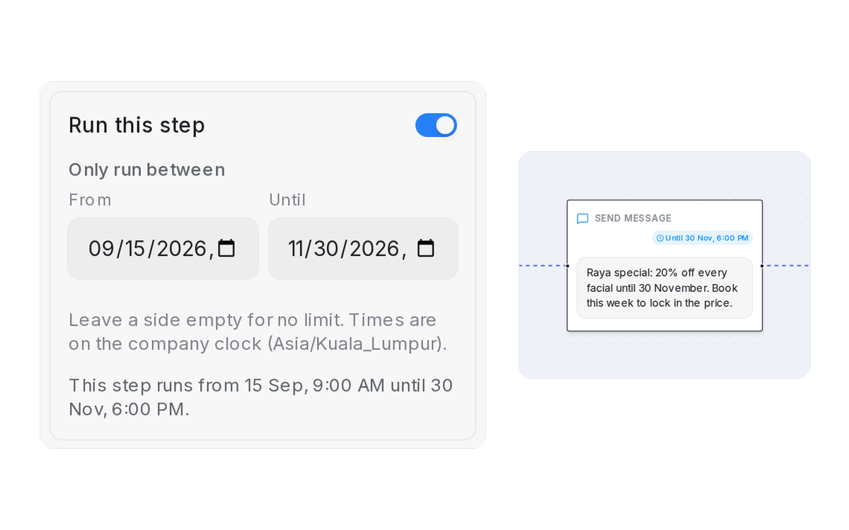 Your chatbot is still offering last month's promotion. How do you stop it without rebuilding the flow?